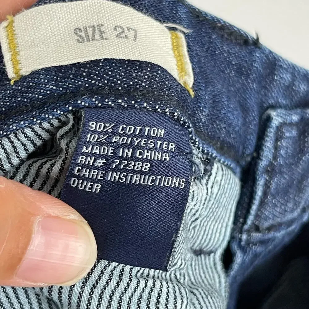 Madewell‎ Skinny Skinny High Riser Jean Womens 27 Blue Denim Medium Wash Preppy